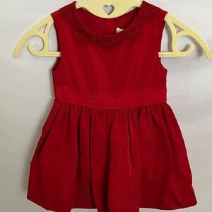 Target x Neiman Marcus-Jason Wu:Red Holiday/Christmas Dress- Gold tone-24 Months